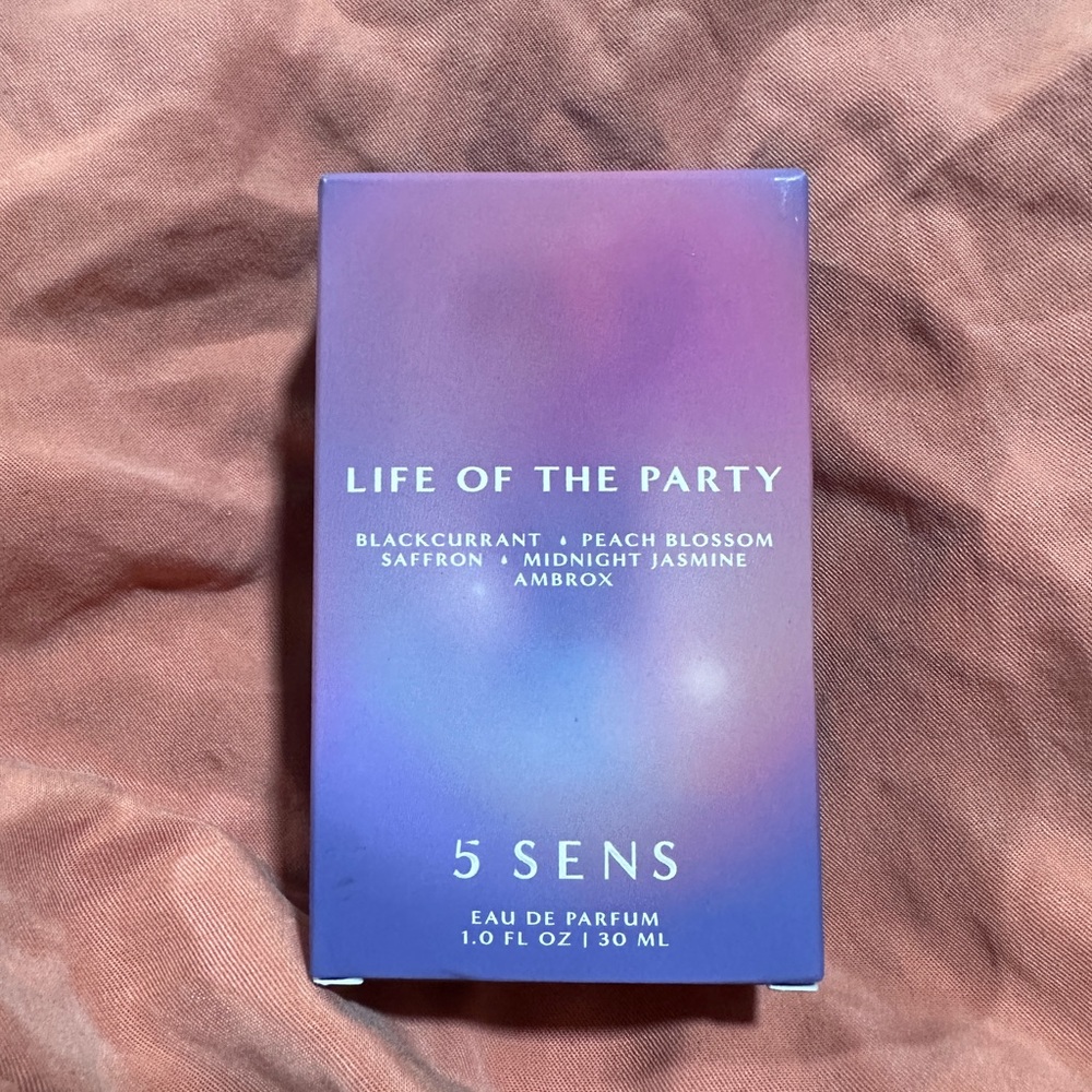 5 SENS Life of the Party Eau De Parfum Blackcurrant Midnight Jasmine New in Box
